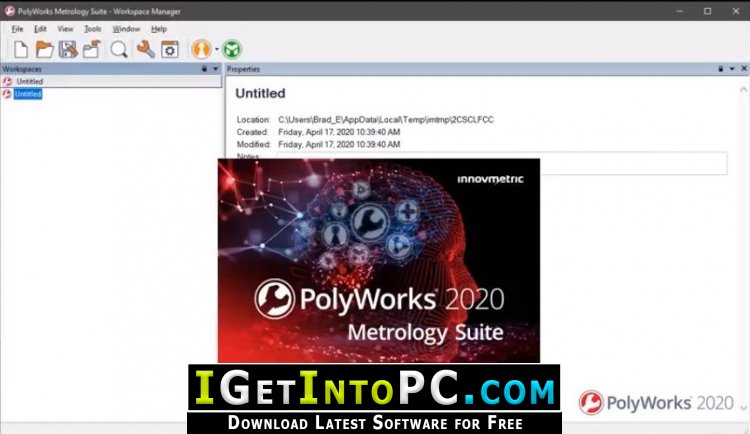 InnovMetric PolyWorks Metrology Suite 2020 Free Download